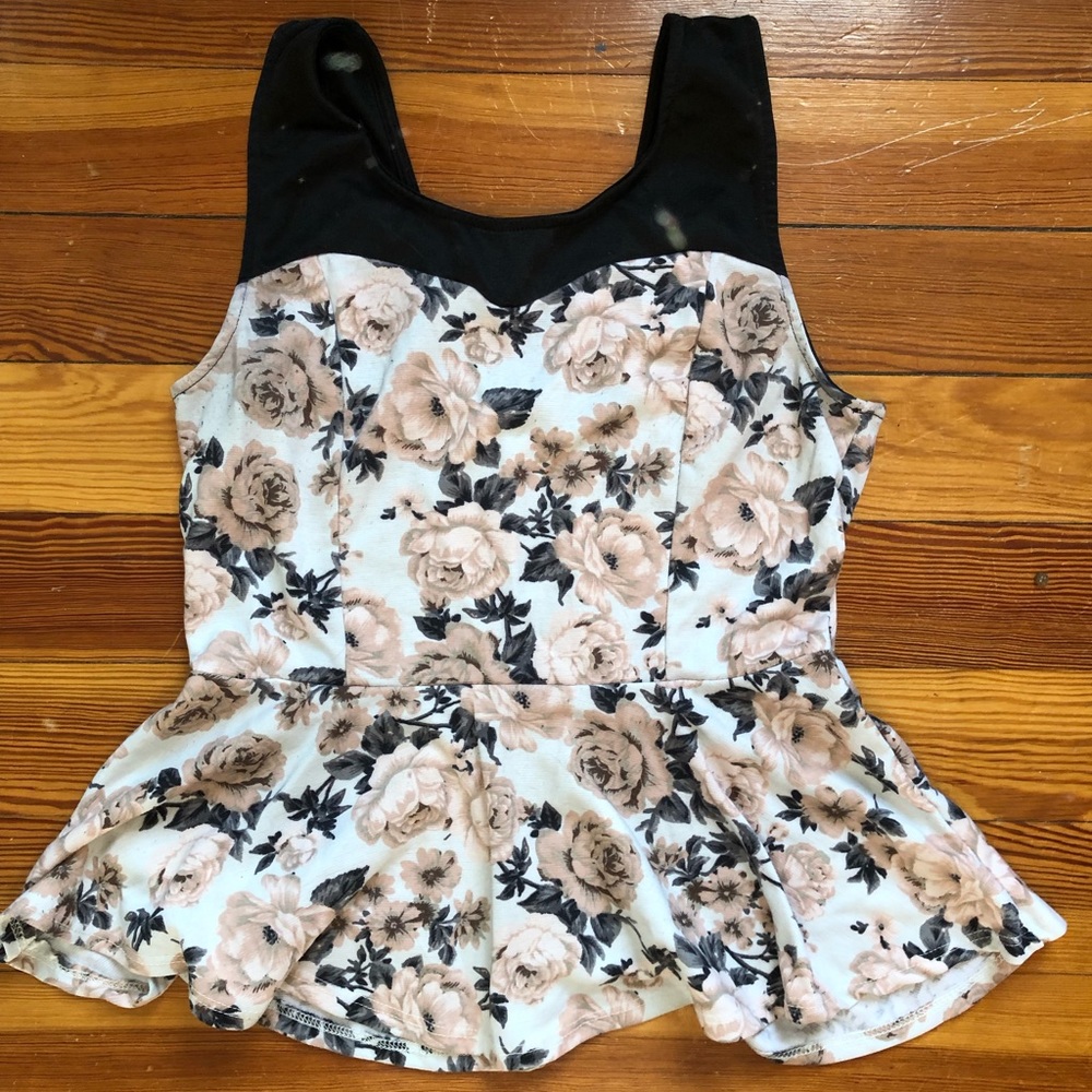 Charlotte Russe Peplum Top